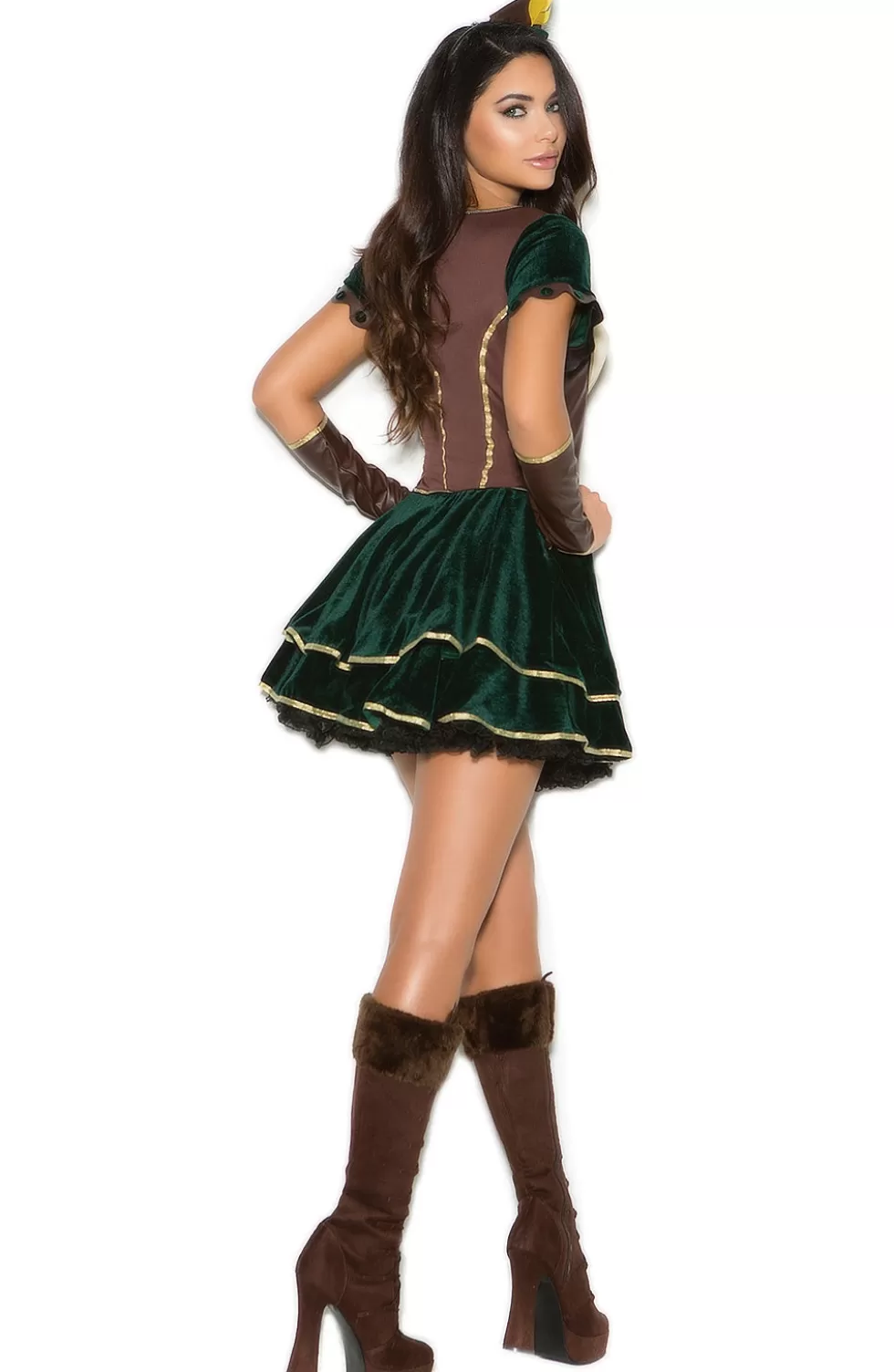 Cheap Sexylingerieland EM-99072 Adorable Archer Costume Green/Brown