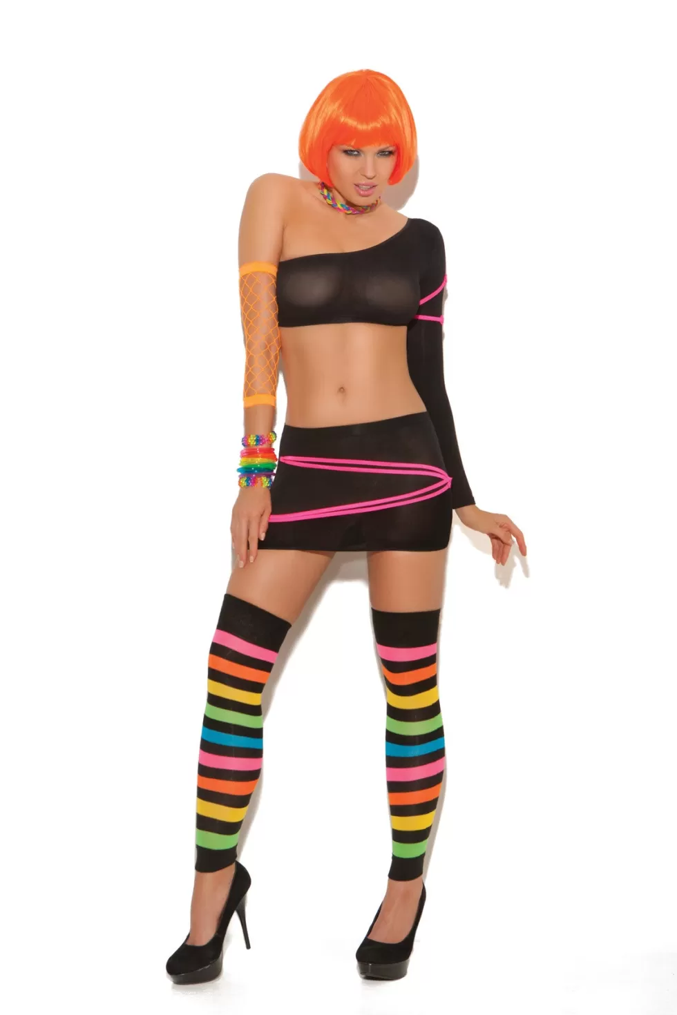 Cheap Sexylingerieland EM-1897 Leg warmers NeonStripes