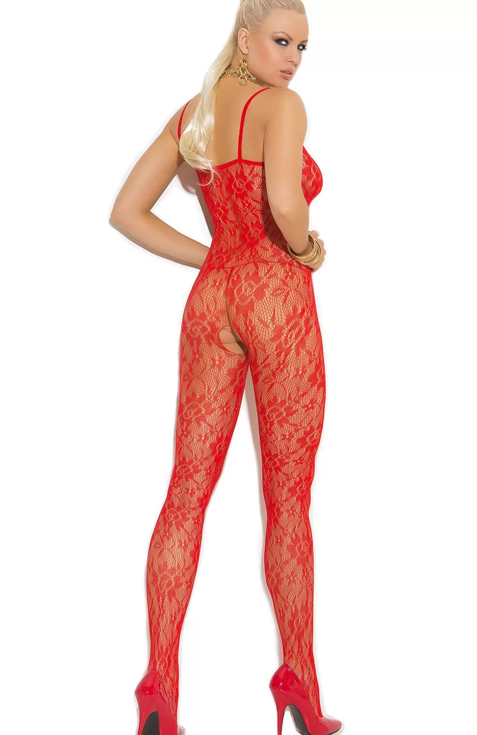 Sale Sexylingerieland EM-1610 rose bodystocking Red