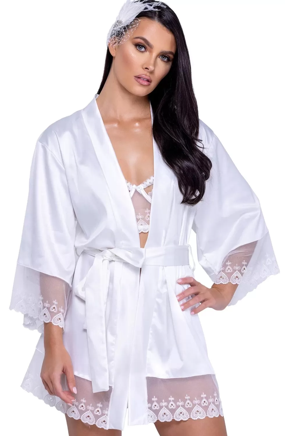 Hot Sexylingerieland Forever yours robe White