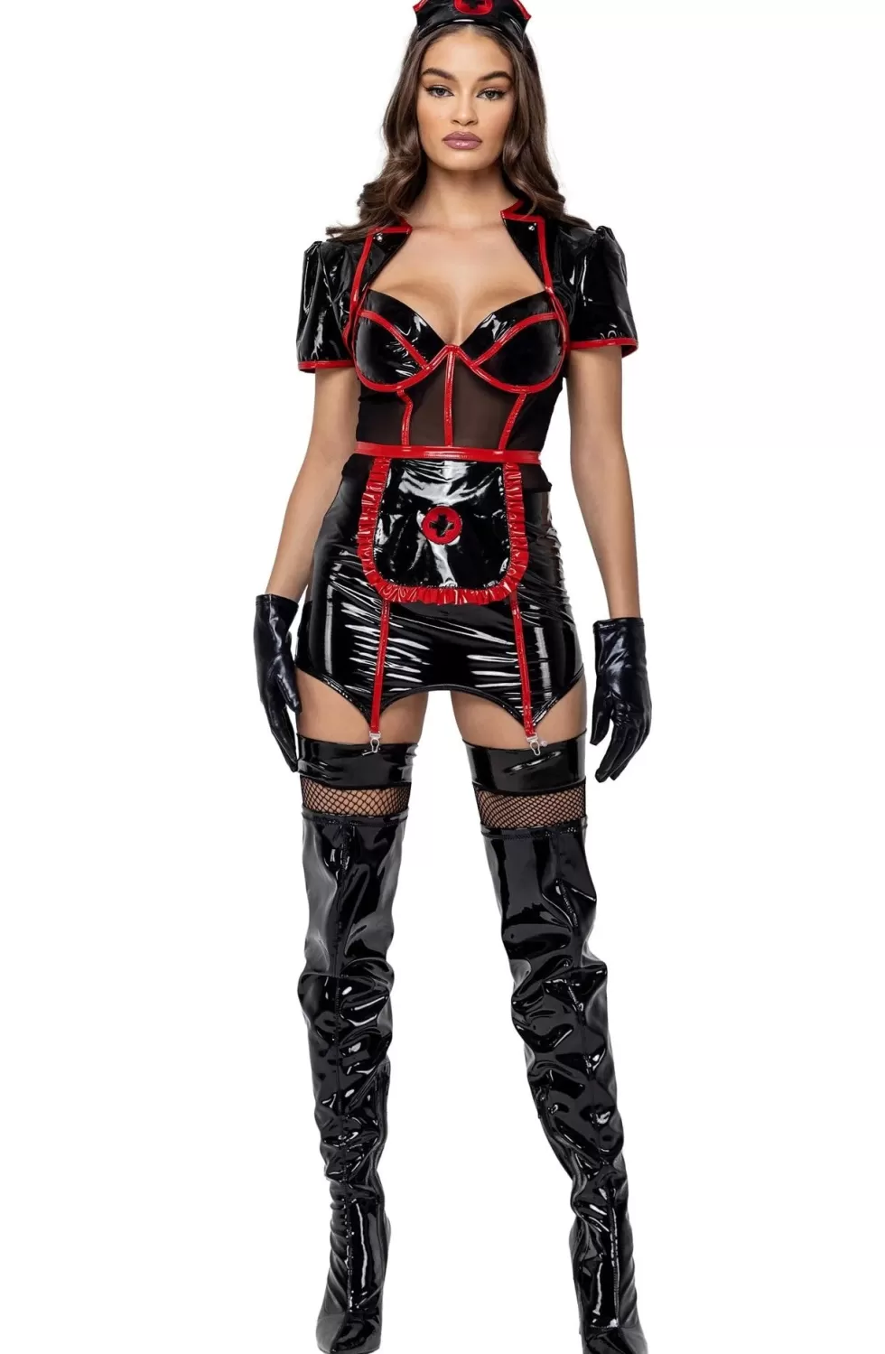 Cheap Sexylingerieland Ravishing Nurse costume Blue/Red