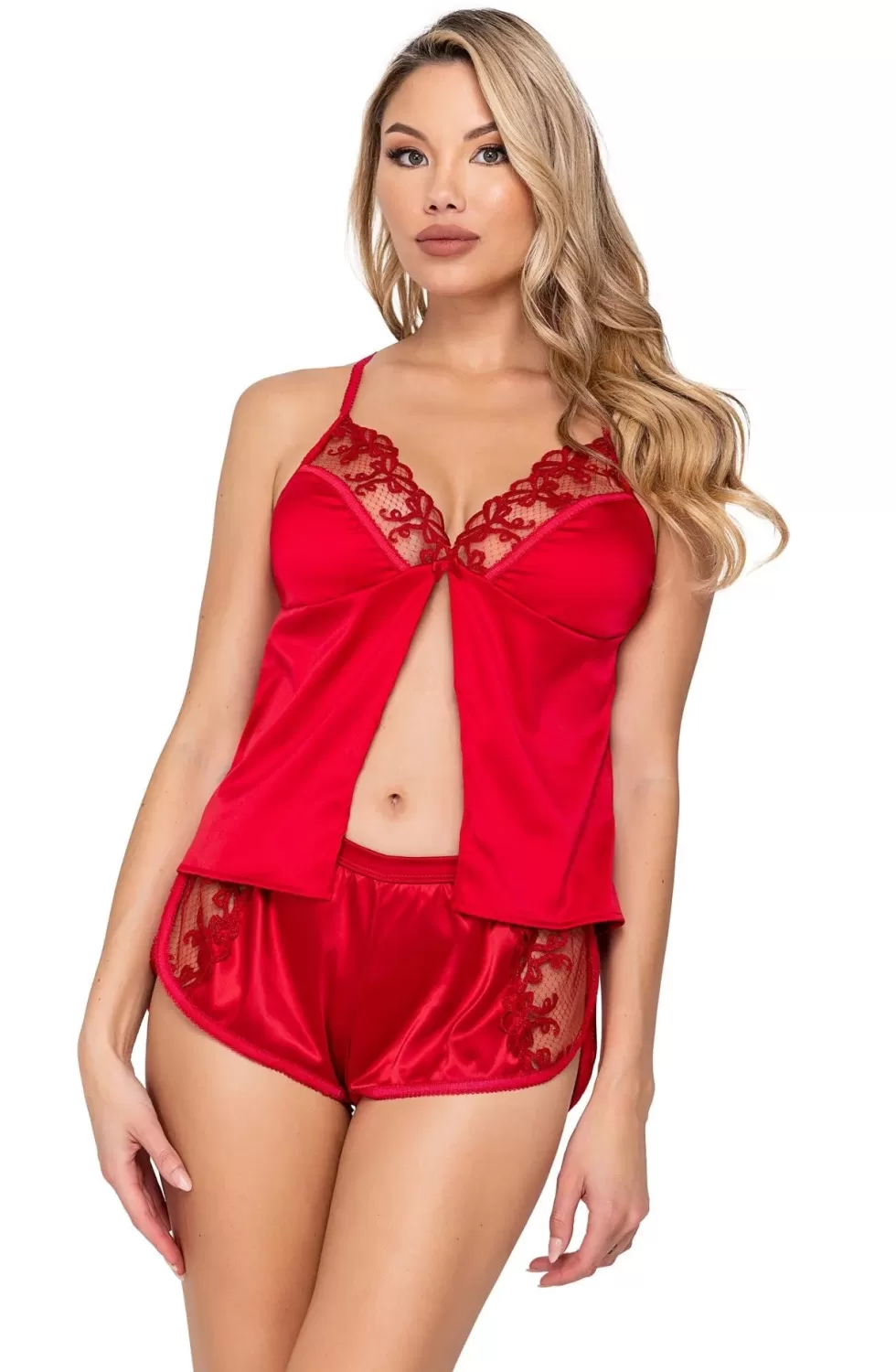 Best Sexylingerieland Rouge Bow camisole lingerie Red