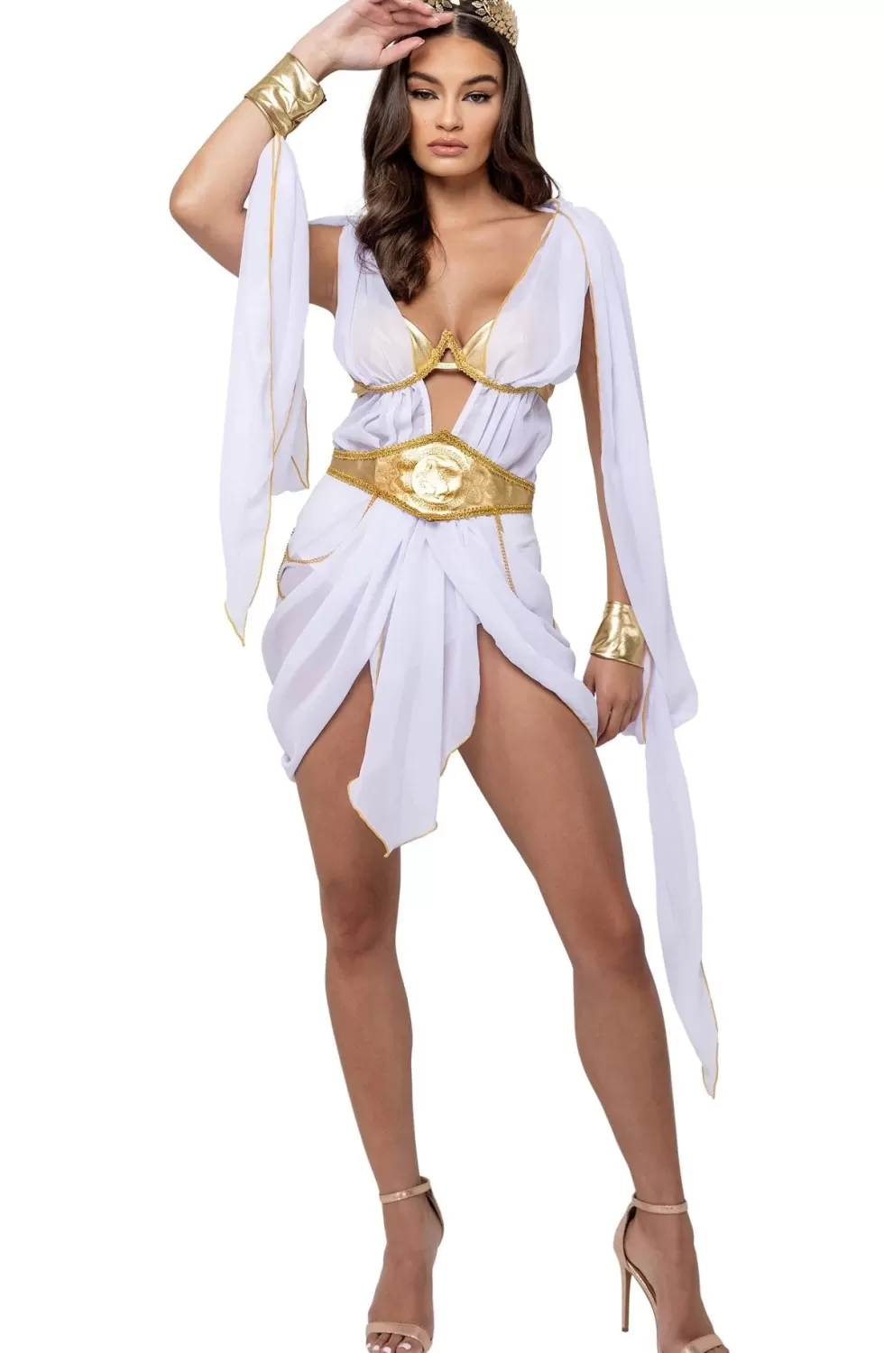 Cheap Sexylingerieland Sultry Goddess costume White